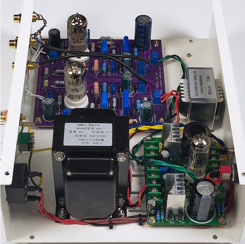 6N2 Electron tube MM phono amplifier 6Z4 electronic tube rectification and electronic voltage stabilization without bottom noise