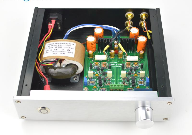Finished HE01A Hifi Preamplifier Base On Marantz PM14A Pre-amp Circuit