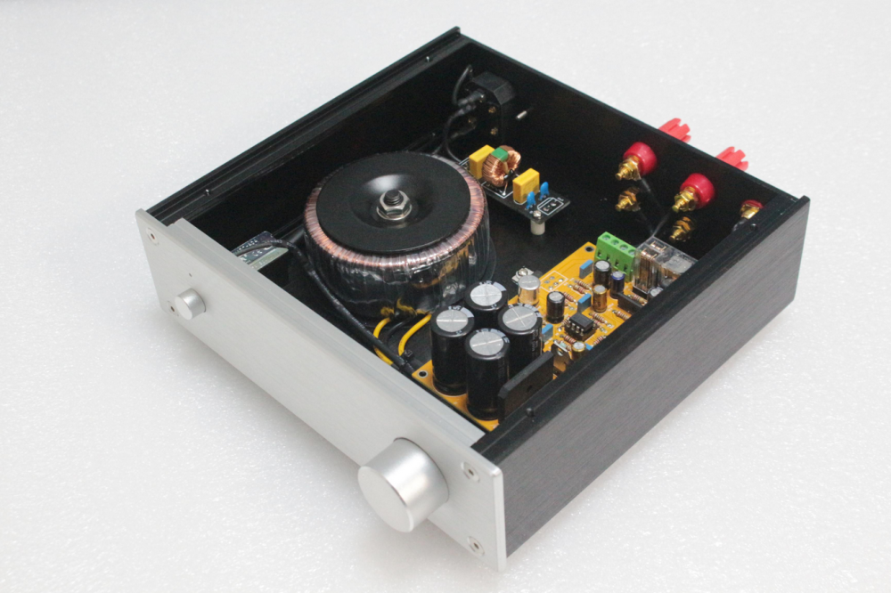 LM1875/TDA2050 30W*2 HIFI DIY stereo audio power amplifier with preamp and operational amplifier