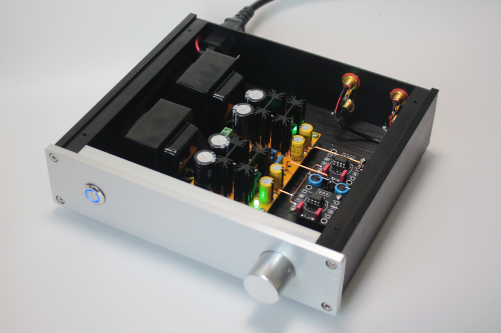 Finished Electronic tube odor Class A power supply preamplifier with NE5534 AD847 Operational amp