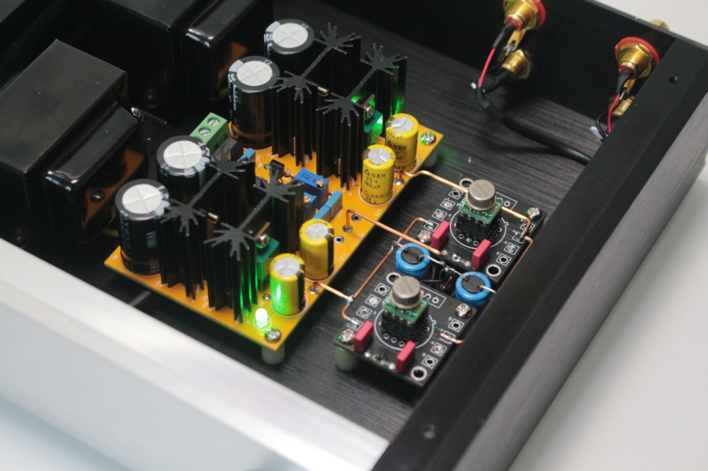 Finished Electronic tube odor Class A power supply preamplifier with NE5534 AD847 Operational amp