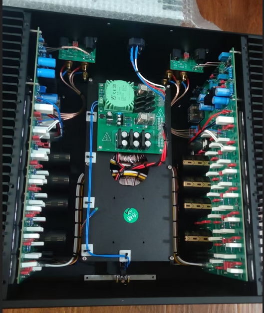 Refer to Burmester T9.4 225W*2 HIFI class AB stereo dual amplifier Reference X-Amp fully symmetric amplification circuit Master version Burmester