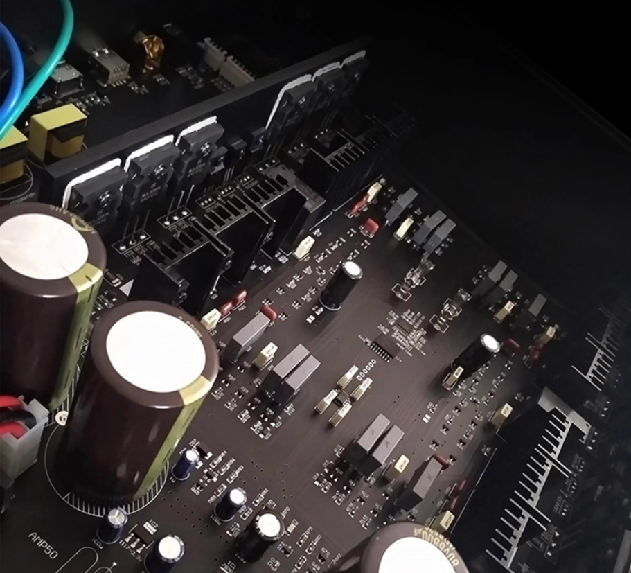 AMP50 High end 350W * 2 stereo high-power amplifier with bluetooth remote control