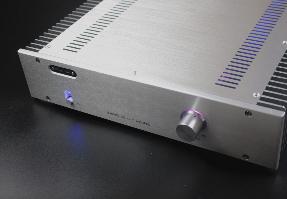 Class A MOS transistor Hand built shed 25W+25W HIFI DIY stereo power amplifier Independently developed silver