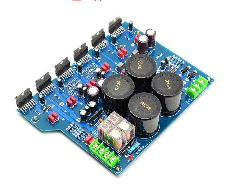 Refer to LK140 circuit 150W+150W HIFI DIY stereo amplifier board 3 TDA7293 in parallel