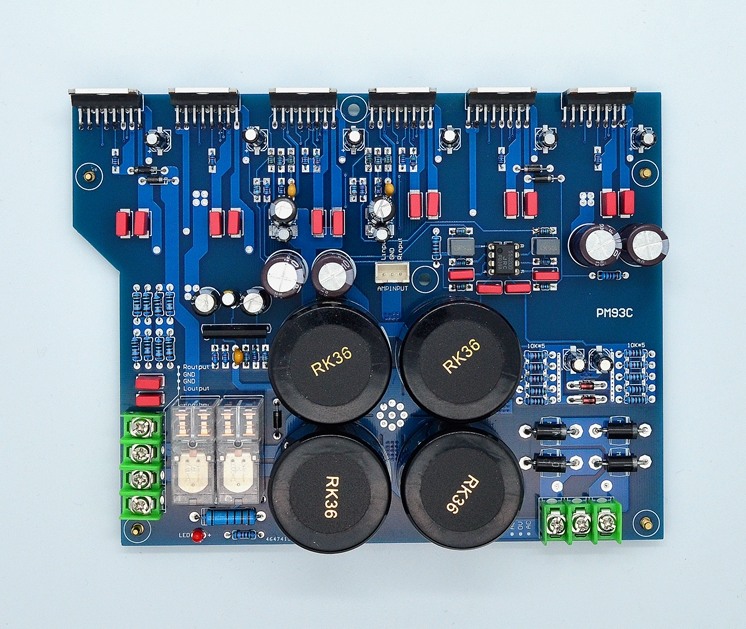 Refer to LK140 circuit 150W+150W HIFI DIY stereo amplifier board 3 TDA7293 in parallel