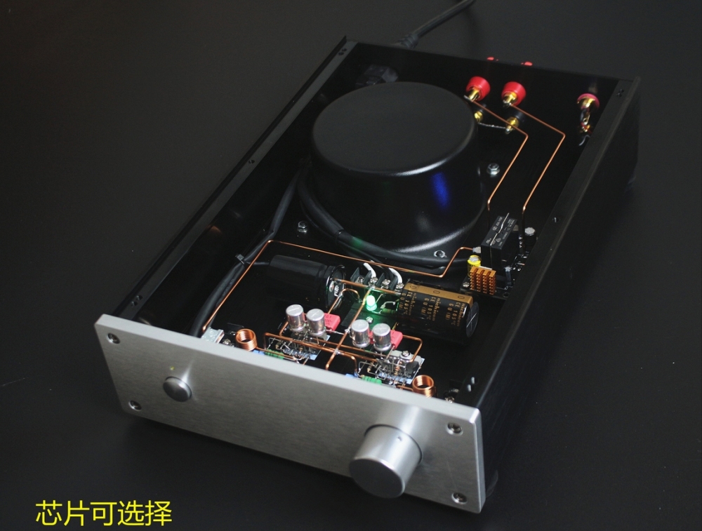 LM3886 HIFI DIY stereo 68W+68W power audio amplifier Handmade shed construction with horn protection function