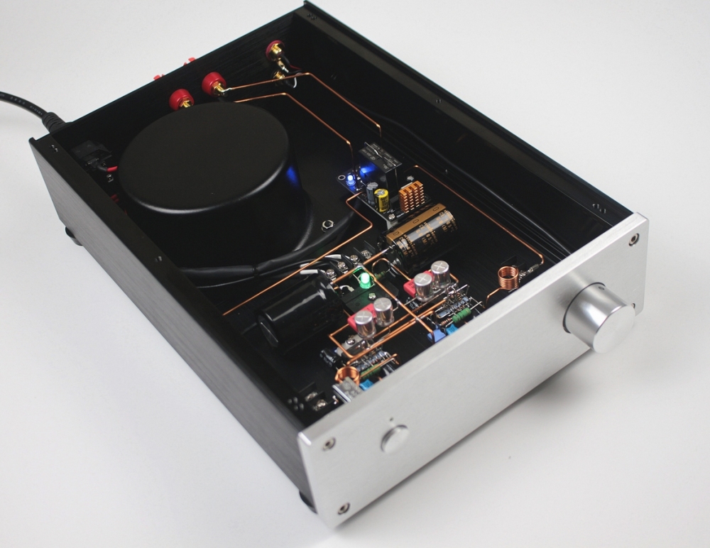 LM3886 HIFI DIY stereo 68W+68W power audio amplifier Handmade shed construction with horn protection function