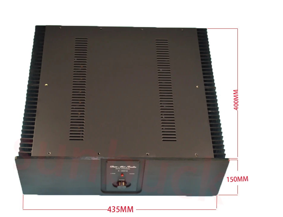 High power HiFi Class A Class AB AM-90 MJE15033 MJE15032 Gold Sealed Tube Circuit Power Amplifier 400W 2.0 Power Amplifier Audio
