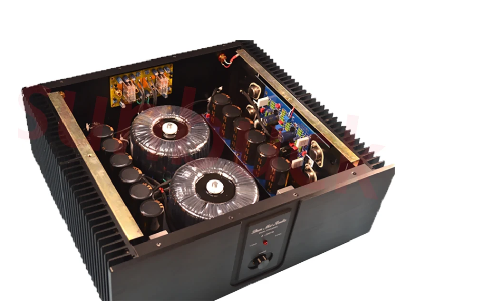 High power HiFi Class A Class AB AM-90 MJE15033 MJE15032 Gold Sealed Tube Circuit Power Amplifier 400W 2.0 Power Amplifier Audio