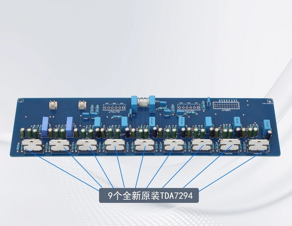 TDA7294 7.1 High-Power 8-Channel Power Amplifier Board