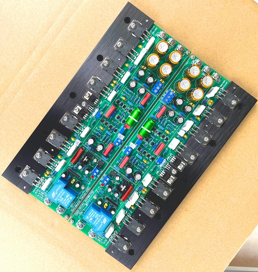 Reference Goldmund Circuit Field Effect Transistor Class A Amplifier Board from Switzerland