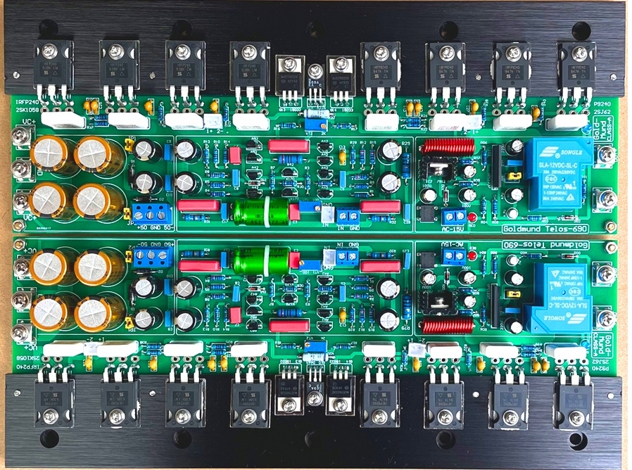 Reference Goldmund Circuit Field Effect Transistor Class A Amplifier Board from Switzerland