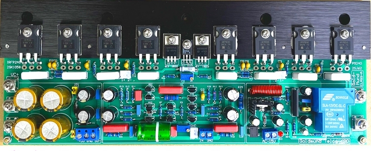 Reference Goldmund Circuit Field Effect Transistor Class A Amplifier Board from Switzerland