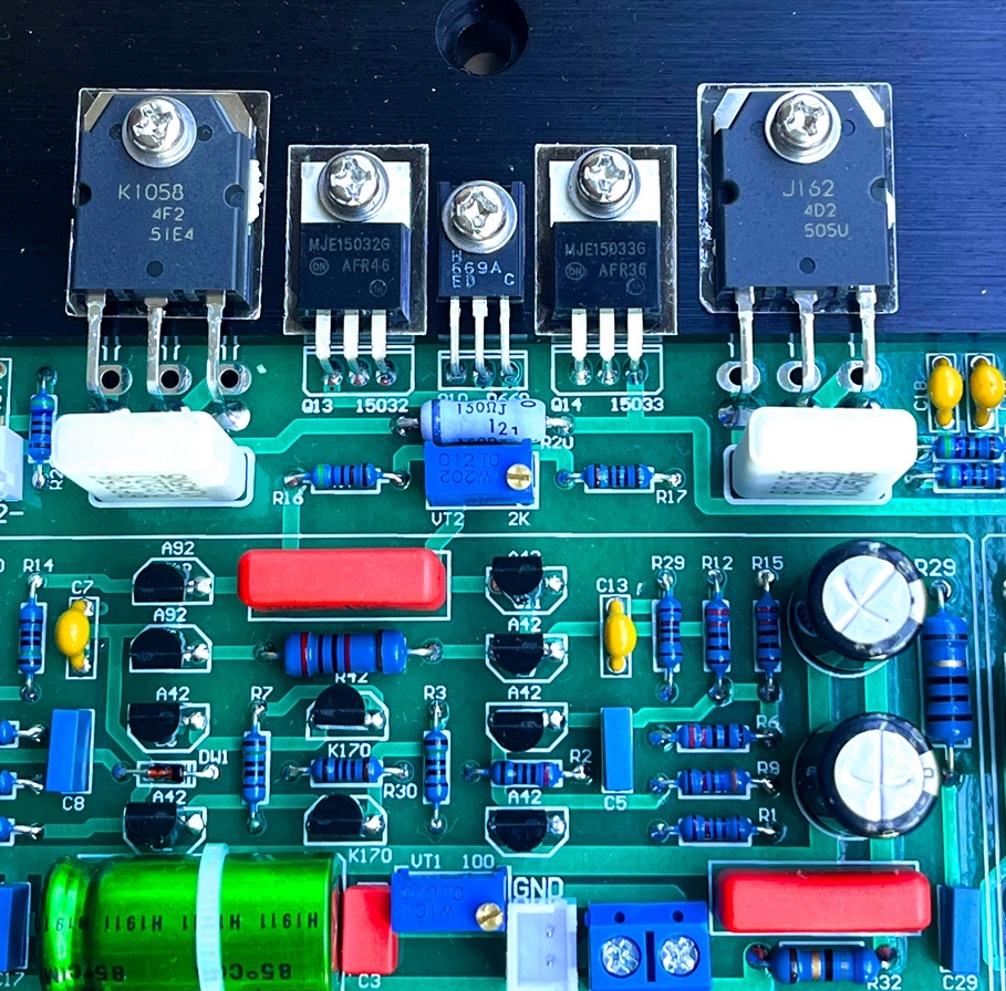 Reference Goldmund Circuit Field Effect Transistor Class A Amplifier Board from Switzerland