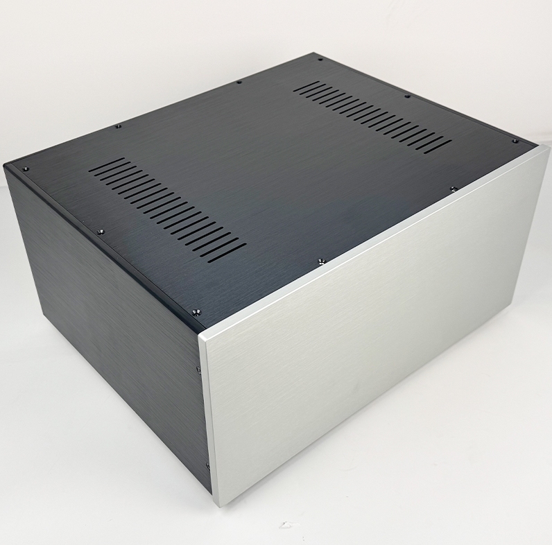 430 full aluminum HIFI DIY Power Amplifier Chassis Isolation power supply case