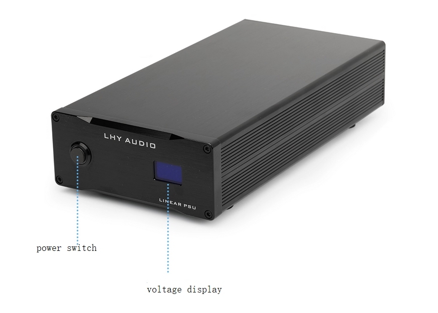 LPS-80 Dual independent output low-noise regulated linear power supply 12V/19V with multiple voltage options