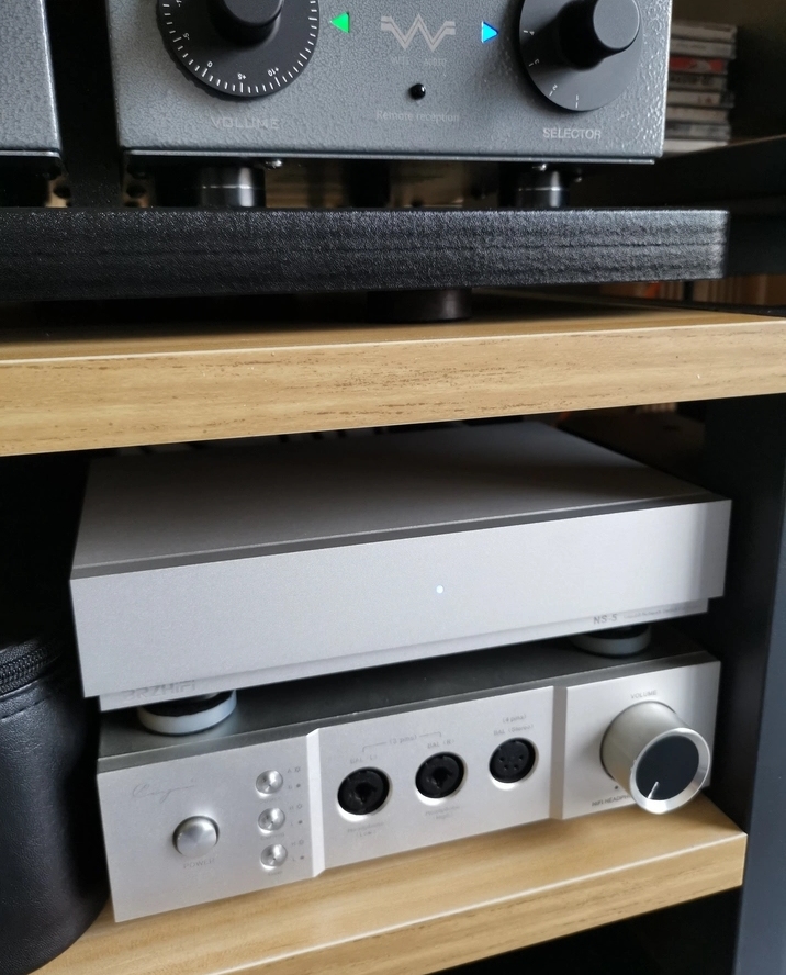 NS-5 HIFI Audio Fever Gigabit Switch with Built in Wire OCXO Constant Temperature Crystal Clock NS-5 Optoelectronic Isolation
