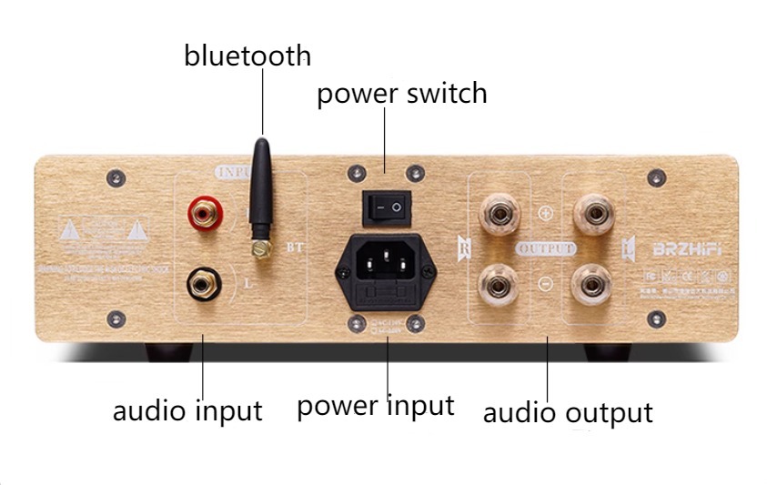 Beautiful A100SE Bluetooth 5.3 HIFI Audiophile 60W+60W stereo Home desktop power amplifier Electronic tube amplifier sound quality