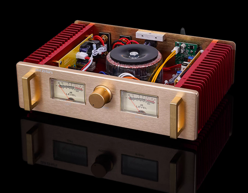 Beautiful A100SE Bluetooth 5.3 HIFI Audiophile 60W+60W stereo Home desktop power amplifier Electronic tube amplifier sound quality