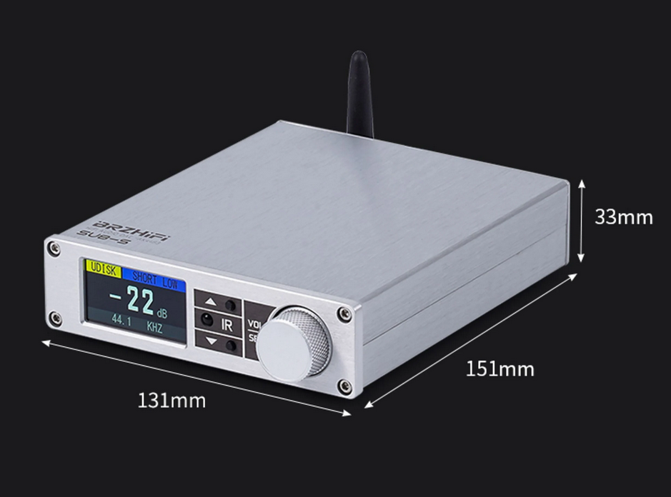 latest upgrade special SU8S hifi decoder AK4493 DAC player headphone amplifier all-in-one Bluetooth 5.4 High definition OLED display