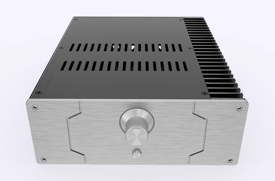 Full aluminum HIFI DIY post Power Amplifier Chassis Single side cooling heatsink power amplifier install box 250*92*309mm