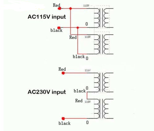 60W Pure copper wire wound Audio Toroidal Transformer for PASS1.7 preamp board output:0-55V*2