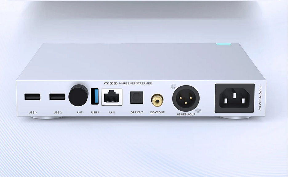 SMSL N100 player Hi-Res net streamer Supports TIDAL / Airplay / DLNA / ROON USB OPT COAX AES LAN