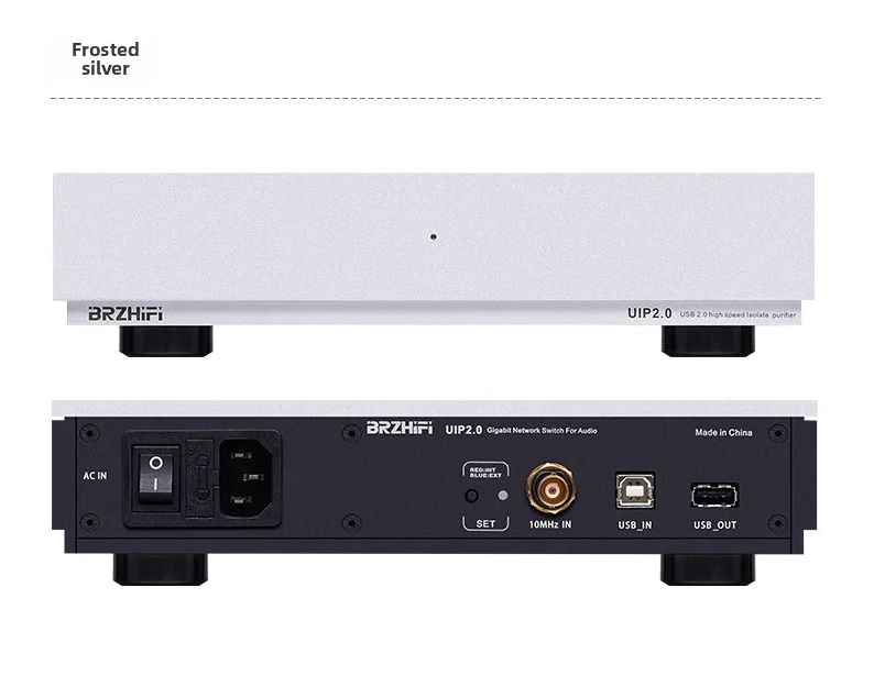 10MHZ UIP2.0 PCHIFI Fever Audio USB Purification Isolator OCXO Clock Input 480Mbs ADuM4165 Isolation+OCXO+PLL+LT3042