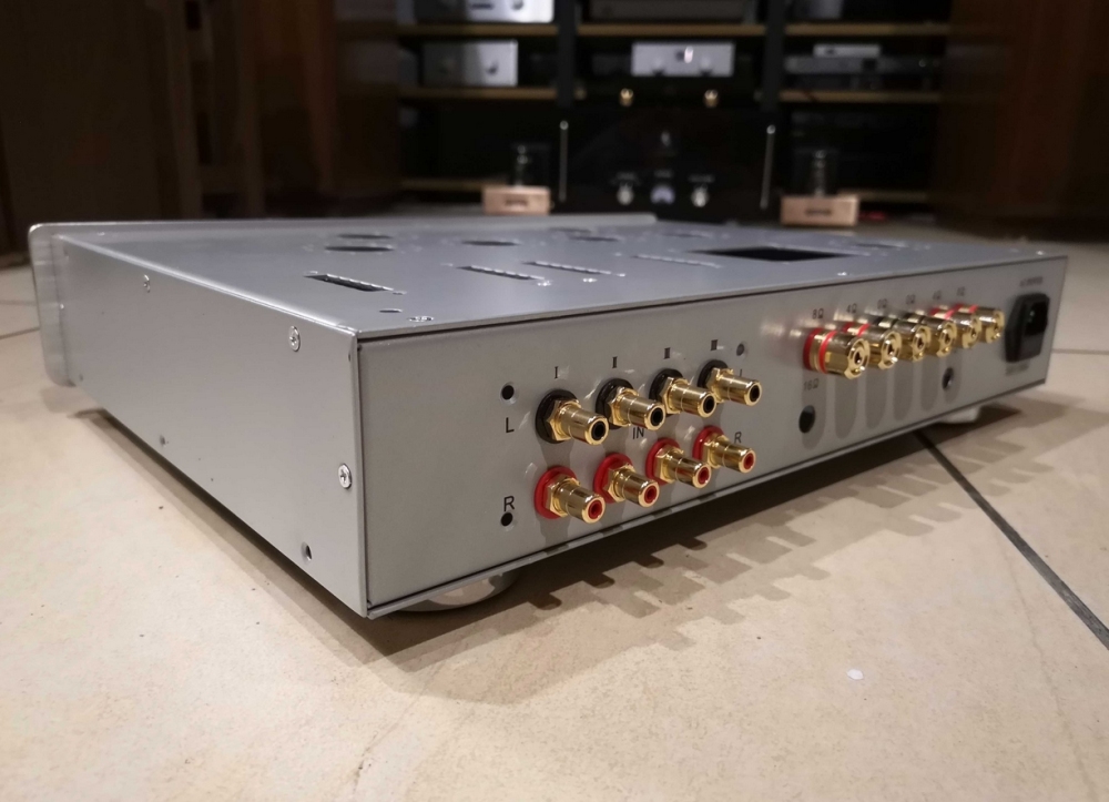 Silver HIFI DIY tube amplifier chassis Can install Dynaco 6V6 circuit