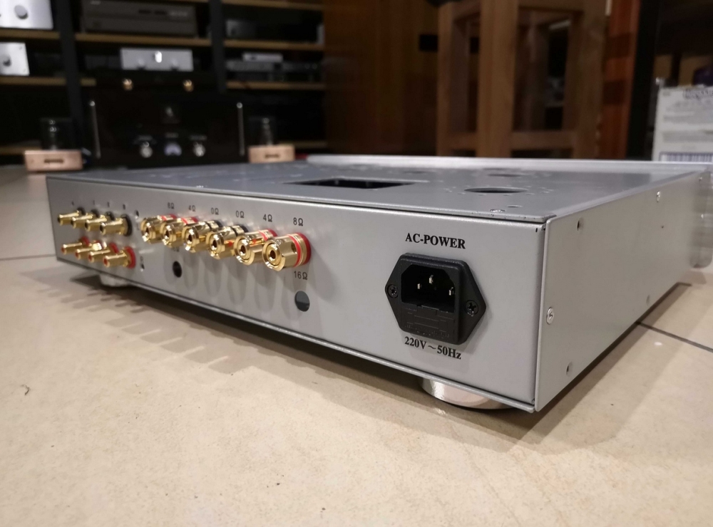 Silver HIFI DIY tube amplifier chassis Can install Dynaco 6V6 circuit