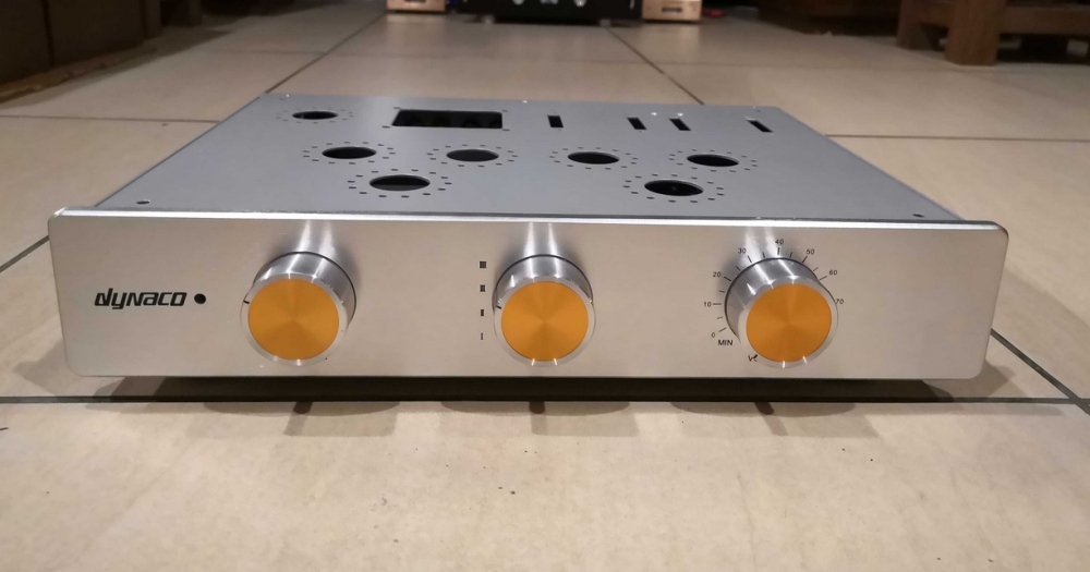 Silver HIFI DIY tube amplifier chassis Can install Dynaco 6V6 circuit