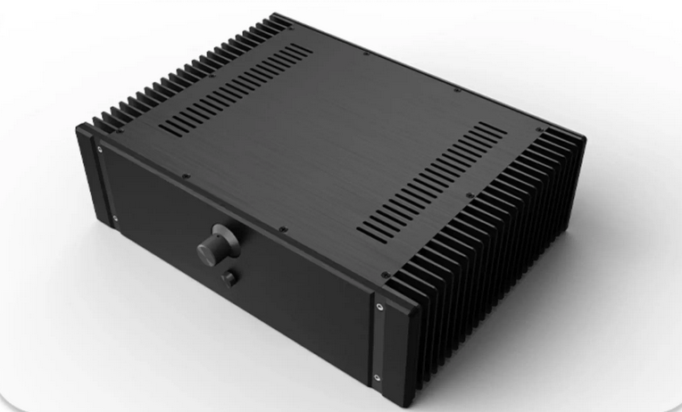 NEW 4313 Full Aluminum Class A amplifier Enclosure hifi DIY chassis audio amp box with heatsink