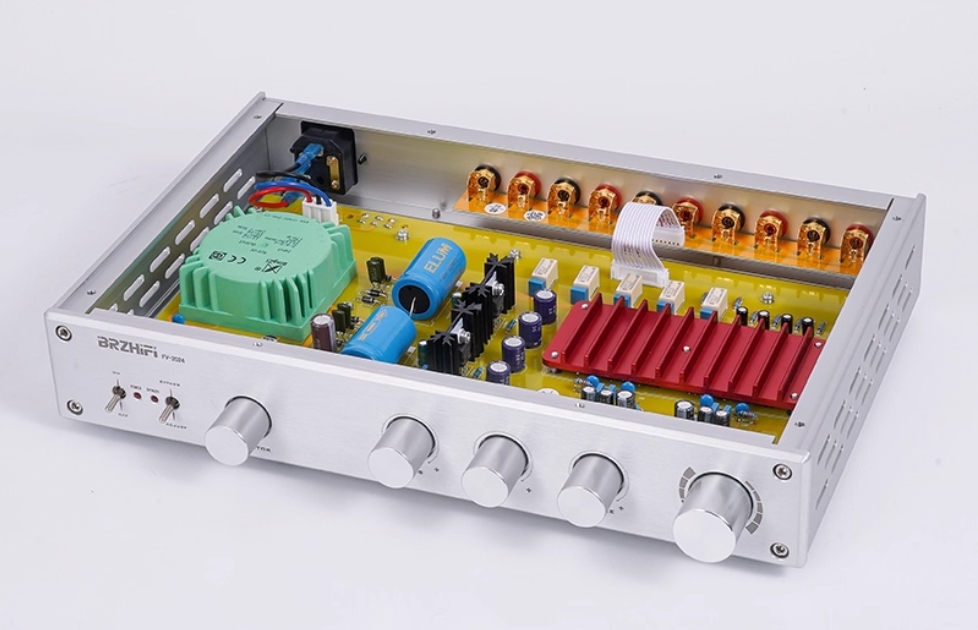 FV-2024 Classic Pure Class A Tone Preamplifier Audiophile Adjust the high, medium, and low frequency bands separately
