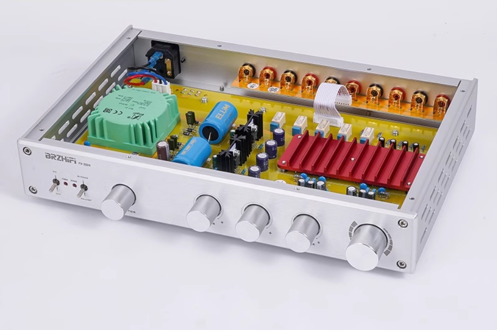 FV-2024 Classic Pure Class A Tone Preamplifier Audiophile Adjust the high, medium, and low frequency bands separately