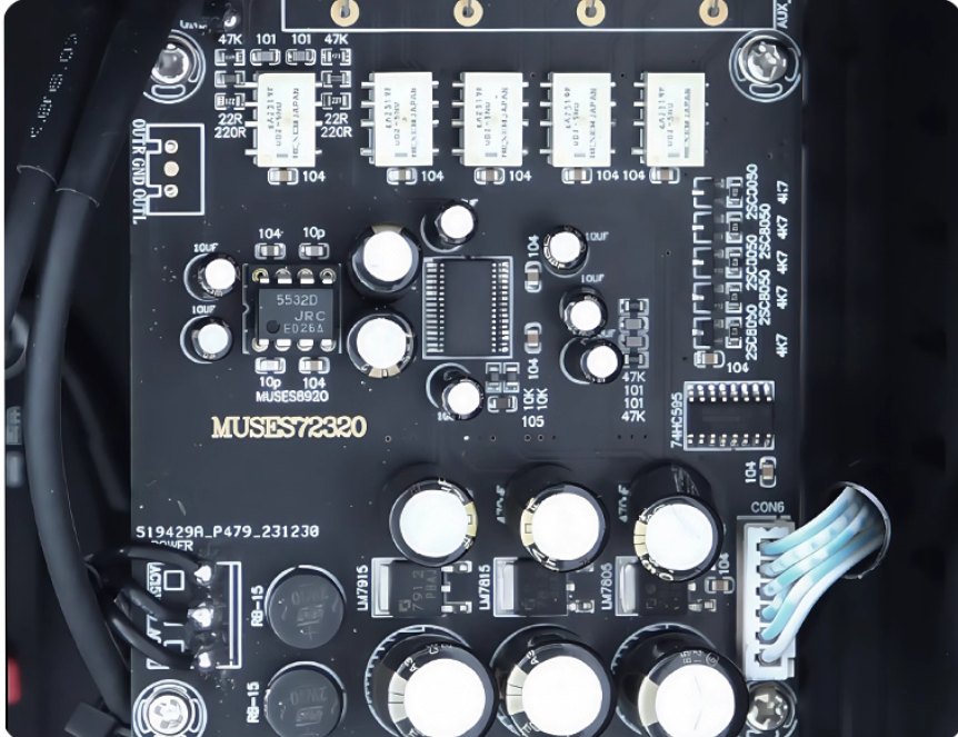 High power reference Sugden SF60 HIFI power amplifier Dual channel Class A Class B combined amplifier MUSES72320 remote control