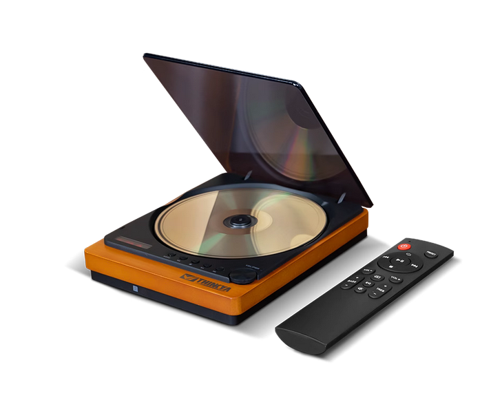 Wooden HIFI CD Player Bluetooth 5.1 Digital Optical Output USB Lossless ...