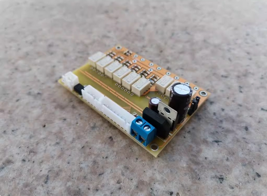 JV16 50K Two Channel HiFi Remote Volume Control Board Dual Display 64 Level Magnetic Latching Relay Preamplifier Kit