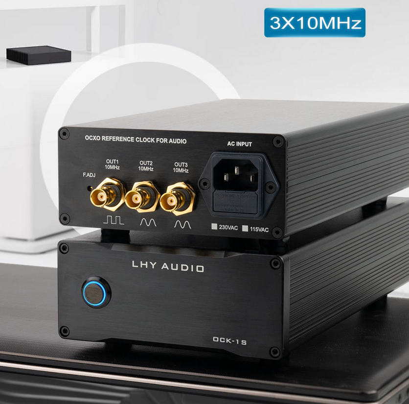 LHY Audio OCK-1S Tiger Fish 10MHz SC Cut OCXO Constant Temperature Clock Reference High Precision Low Phase Noise Fever Audio