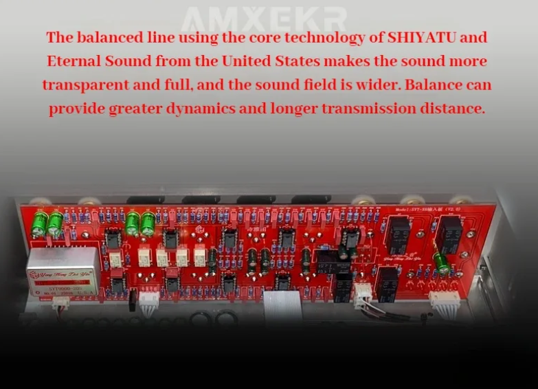 Eternal Sound Flagship Edition X9 Class A Power Amplifier HIFI Fully Balanced Remote Control Tube Preamplifier Pre Phono