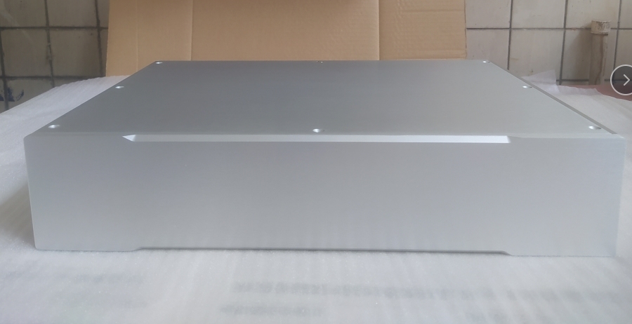 4309 silver All Aluminum Power Amplifier Chassis DIY Audio hifi preamp case power supply box decoder Enclosure