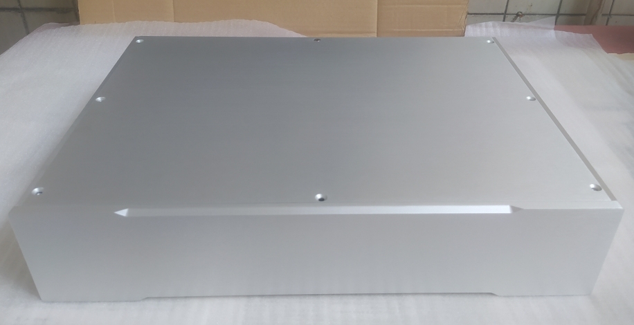 4309 silver All Aluminum Power Amplifier Chassis DIY Audio hifi preamp case power supply box decoder Enclosure