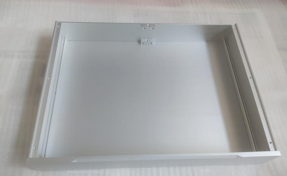 4309 silver All Aluminum Power Amplifier Chassis DIY Audio hifi preamp case power supply box decoder Enclosure