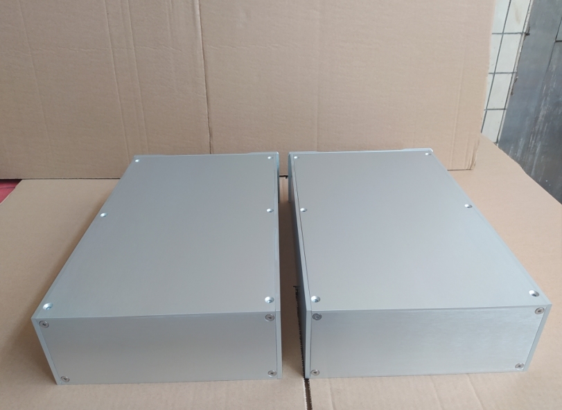 2309 silver All Aluminum Power Amplifier Chassis HIFI DIY Audio preamp case power supply box decoder Enclosure