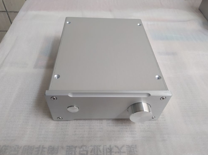 JY 1707 silver full aluminum amplifier chassis headphone amp case decoder box HIFI DIY preamp Enclosure