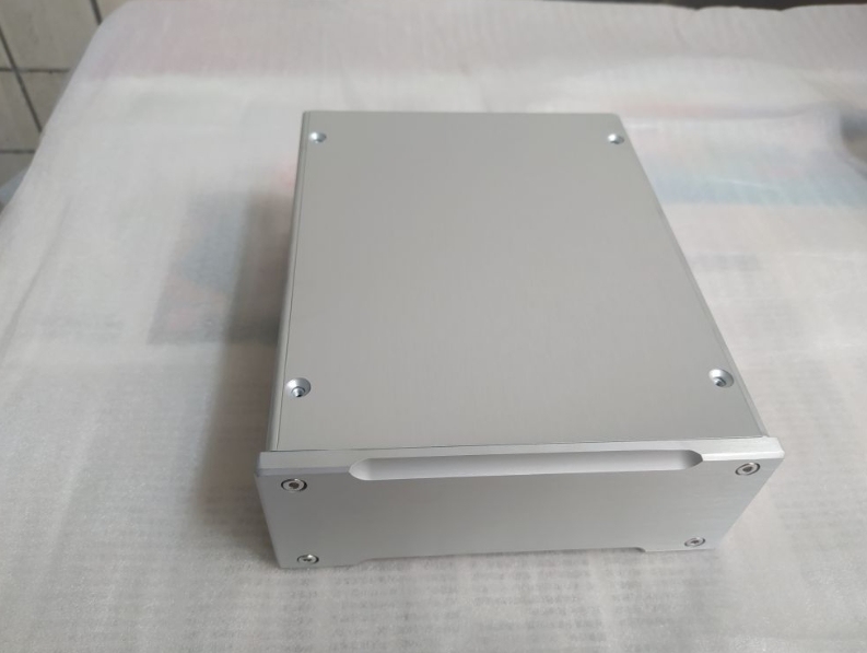 JY 1707 silver full aluminum amplifier chassis headphone amp case decoder box HIFI DIY preamp Enclosure