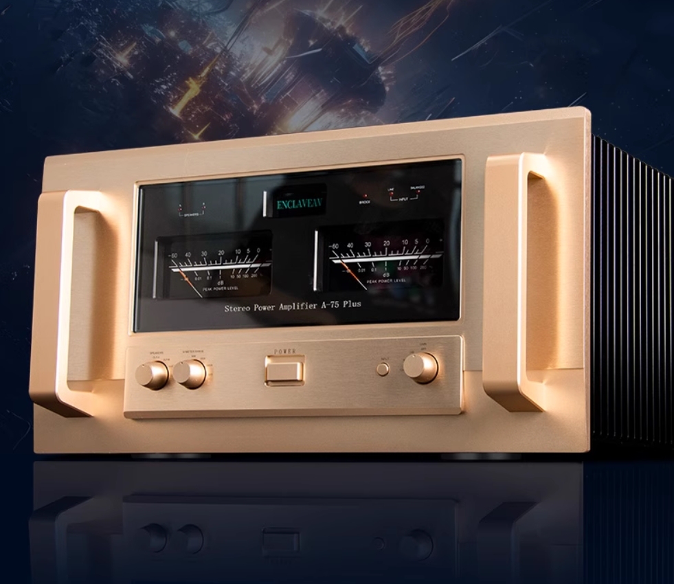 Reference Accuphase A75 PLUS Fully Balanced Class A Power Amplifier High Power Hi-Fi High-End Post-Amplifier Home Audio VU Meter