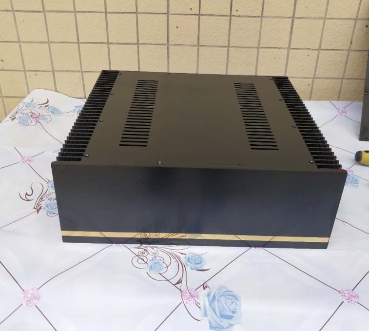 430*150 ONIX MBL All aluminum class A amplifier chassis black HIFI DIY AMP Enclosure with heatsink