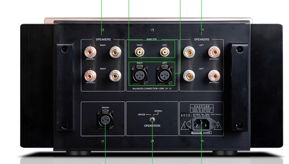 Reference Accuphase A75 PLUS Fully Balanced Class A Power Amplifier High Power Hi-Fi High-End Post-Amplifier Home Audio VU Meter