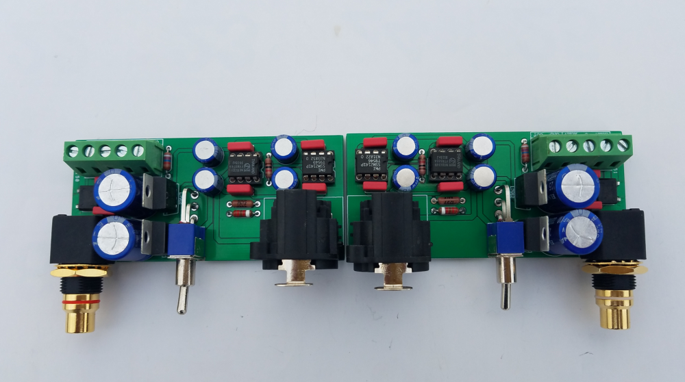 SSM2141 Balanced XLR signal to unbalanced RCA single ended circuit board